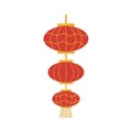 Festive Chinese lantern. Design a flyer, banner