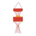 Festive Chinese lantern. Design a flyer, banner