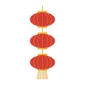 Festive Chinese lantern. Design a flyer, banner
