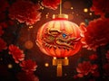 Festive Chinese New Year Lantern Decorations