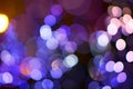Festive Christmas abstract background with bokeh lights