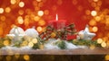 Festive christmas advent celebration holiday background banner greeting card - Collection of many white christmas baubles, Royalty Free Stock Photo