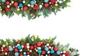 Festive Christmas Background Border Royalty Free Stock Photo