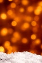 Festive Christmas background with party bokeh Royalty Free Stock Photo