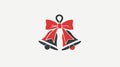 Festive Christmas Bell Icon for Holiday Designs and Projects Royalty Free Stock Photo