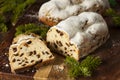 Festive Christmas German Stollen Bread