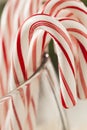 Festive Christmas Peppermint Candy Cane Royalty Free Stock Photo