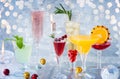 Festive cocktails Royalty Free Stock Photo