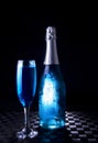 Festive Commercial Celebrations - Blue Bottle & Glass