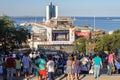 Festive concert on Potemkin Stairs in Odessa