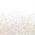 Festive confetti. Celebration stars. Colorful conf Royalty Free Stock Photo