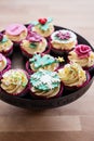 Festive cupcakes Royalty Free Stock Photo