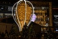 Festive decor around the Shops and Restaurants at Hudson Yard in Manhattan, New York, in 2020