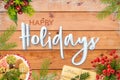 Seasonal Festive Happy Holidays Card