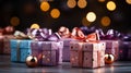 Festive Delight: Multicolored Christmas Gifts