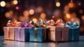 Festive Delight: Multicolored Christmas Gifts