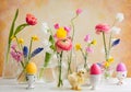 Festive Easter table decoration Royalty Free Stock Photo