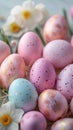 Festive Easter tradition Colorful eggs and pastel colors spread cheer