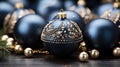Festive Elegance: Closeup of Christmas Tree Royalty Free Stock Photo