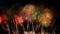 new year holiday fireworks celebrate