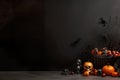 Festive Fright: Halloween Background with Decorations