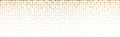 Festive Gold Fading Halftone Dots Wide Pattern Texture Background