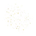 Festive Golden Confetti Background