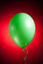 Festive green balloon