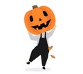 Festive Happy Halloween graphic illustration