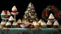 festive holiday cupcakes