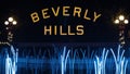 Beverly Hills festive holiday lights