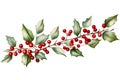 Festive Holly: Season's Berry Elegance