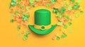 A festive image of St. Patrick in a hat