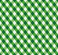 Festive Irish Tartan Diamond Seamless pattern for St Patrick`s Day