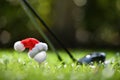 GOLF CHRISTMAS Royalty Free Stock Photo