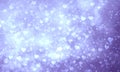 Festive magical shining blue purple magic sparkling background with many hearts and shining stars. background for valentine`s day