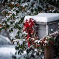 Festive Mailbox in Winter Wonderland