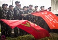 The festive meeting of may 9, 2017, in the Kaluga region of Russia.