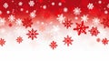 Festive Memories: A Holiday Banner of Absent Friends, Snowflakes Royalty Free Stock Photo