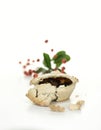 Festive Mince Pie Royalty Free Stock Photo