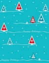 Festive mood - seamless pattern Royalty Free Stock Photo