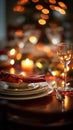 Festive New Years Eve Table Setting with Party Favors