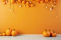 Festive Occasions Find Vibrancy In The Pumpkin Background Royalty Free Stock Photo