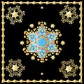 Festive oriental carpet gold engraving 2023 luxury poster wallpaper banner