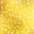 Festive overlay effect. Gold bokeh lights, festive glitter background. Design for Christmas, New Year and Valentine s Royalty Free Stock Photo