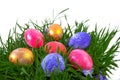 .Festive painted eggs for Easter