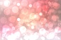 Festive pink bright abstract Bokeh, colorful gradient defocused and pastel colored. Beautiful texture