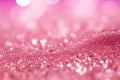 Festive pink glittering bokeh background