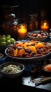 Ramadan iftar table