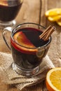 Festive Red Hot Spiced Wine For Christmas